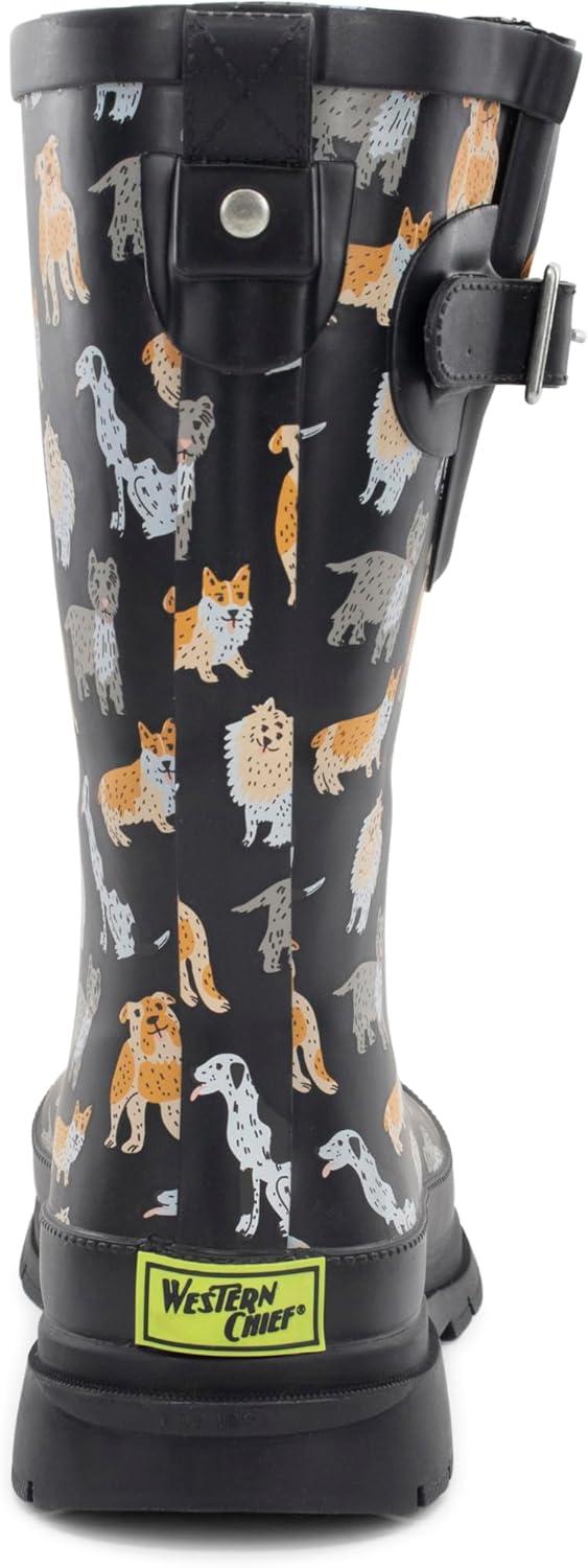 image:imageWestern Chief Womens Waterproof Mid Rain BootsDog Pack