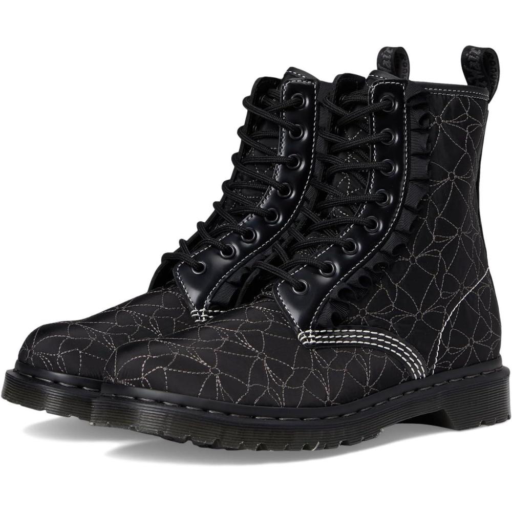 image:imageDr Martens Womens 1460 Frill Combat BootBlack