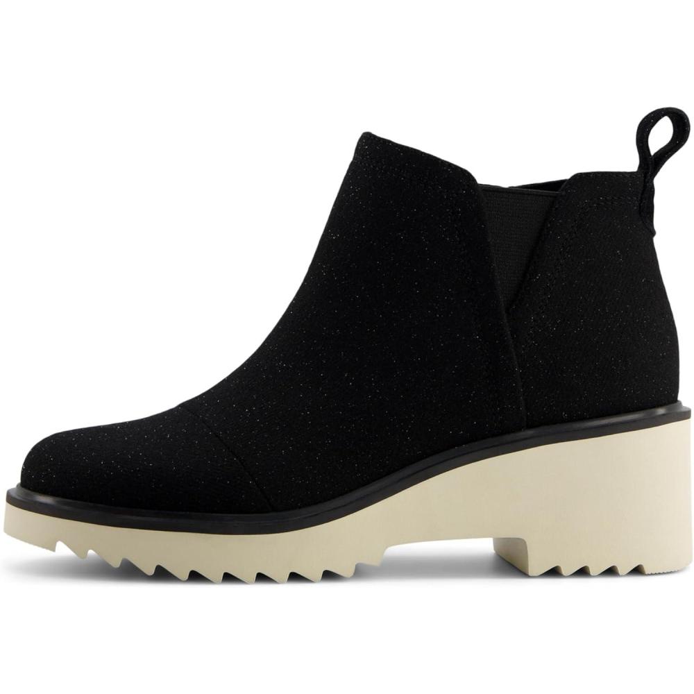 image:imageTOMS Womens Maude EVA Wedge Ankle Chelsea BootShimmer Black