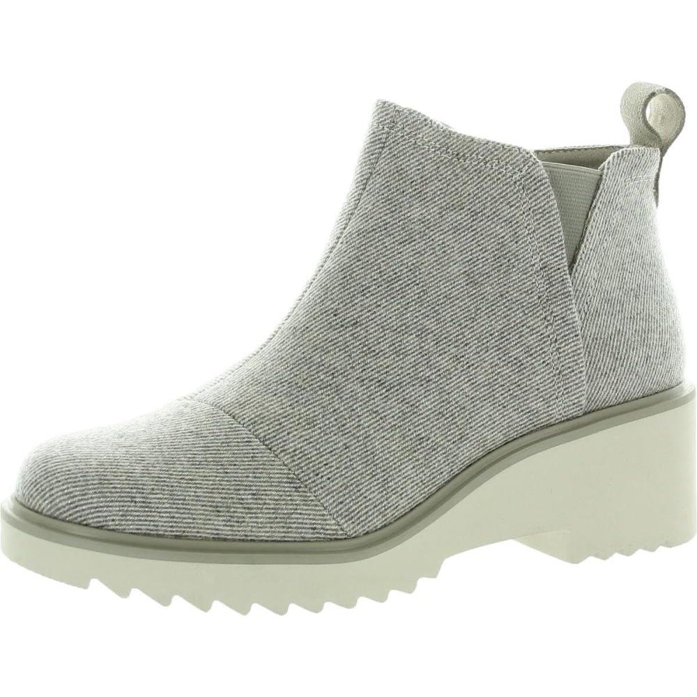 image:imageTOMS Womens Maude EVA Wedge Ankle Chelsea BootShimmer Natural