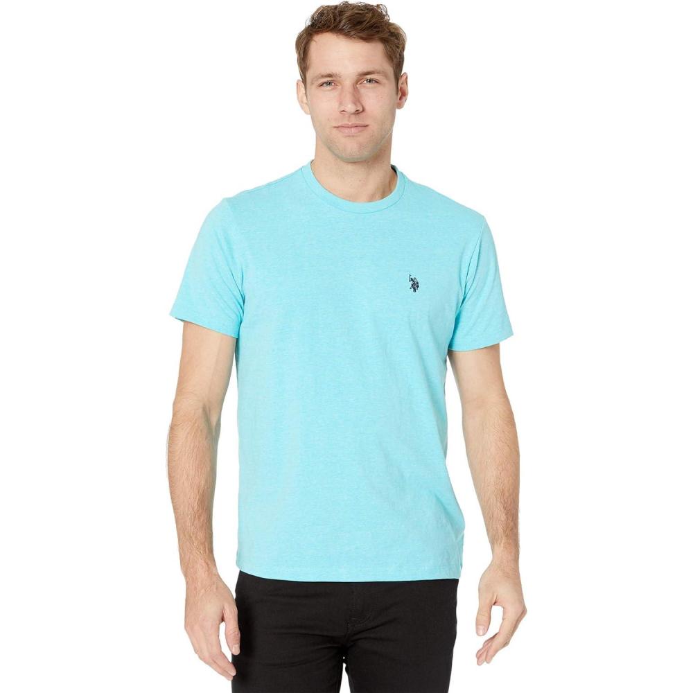 image:imageUS POLO ASSN Mens Crew Neck Small Pony TShirtArtist Aqua Heather