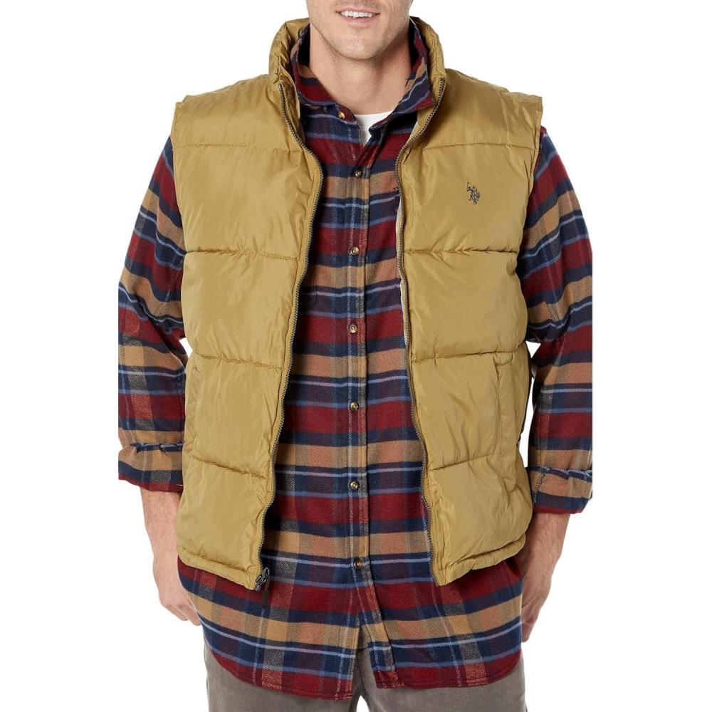 image:imageUS POLO ASSN mens Uspa Signature VestCoyote Brown