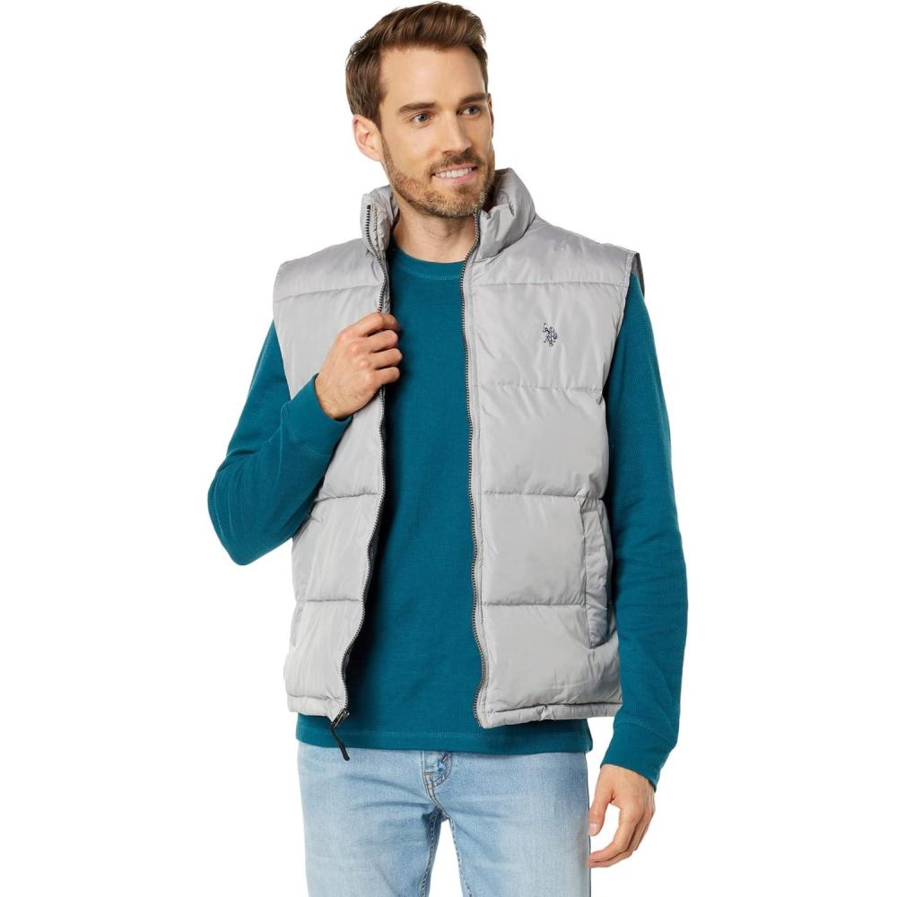 image:imageUS POLO ASSN mens Uspa Signature VestVapor Grey