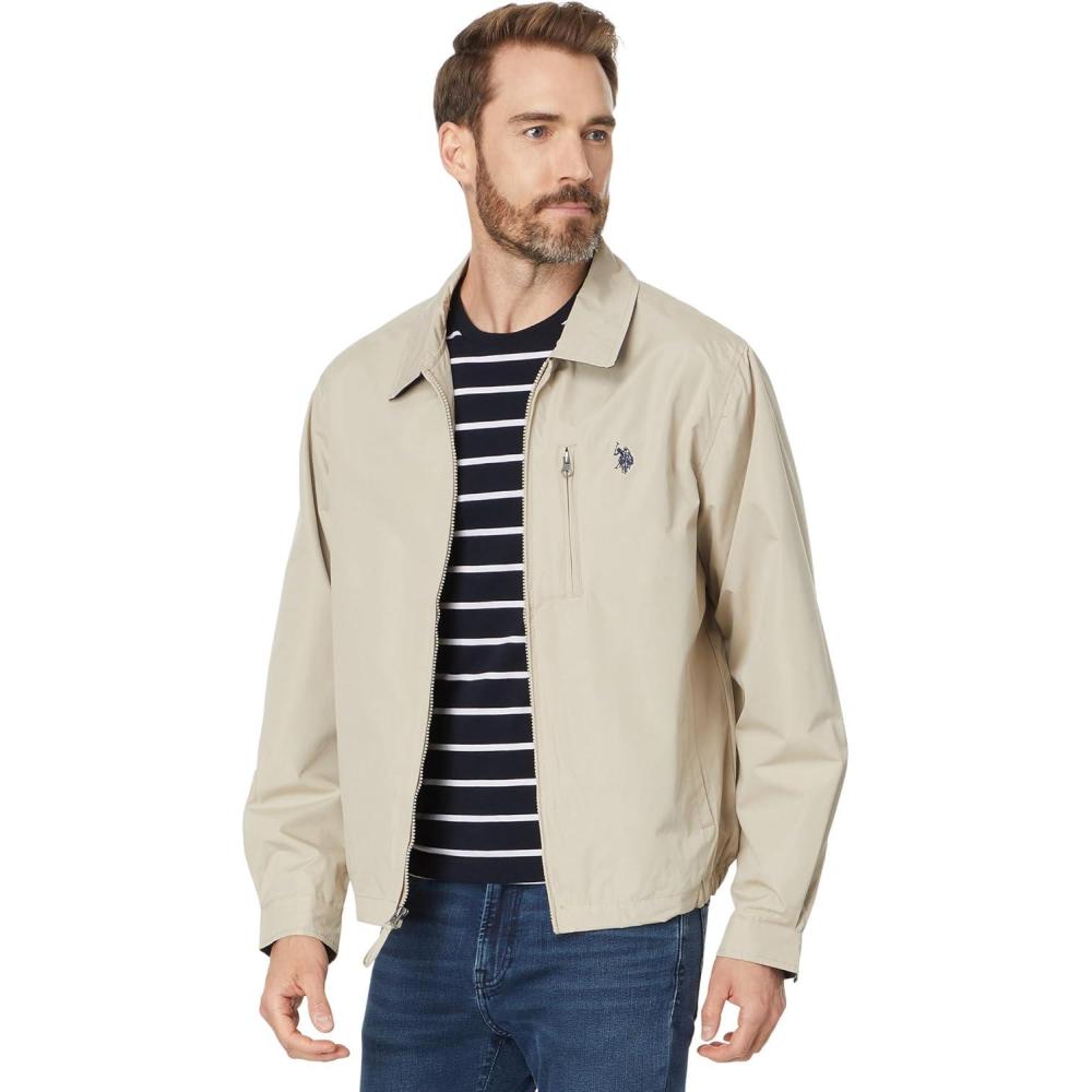 image:imageUS Polo Assn mens Micro Golf JacketThomston Khaki