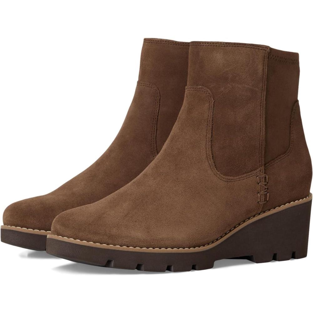 image:imageVionic womens Ariana Zip Short BootsCoffee Suede