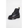 Dr. Martens womens Sinclair Decayed Roses Classic Tumbled Nappa(Black Milled Nappa)