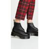 Dr. Martens womens Sinclair Decayed Roses Classic Tumbled Nappa(Black Milled Nappa)