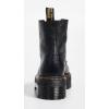 Dr. Martens womens Sinclair Decayed Roses Classic Tumbled Nappa(Black Milled Nappa)
