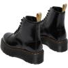 Dr. Martens womens Sinclair Decayed Roses Classic Tumbled Nappa(Black Oxford)