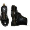 Dr. Martens womens Sinclair Decayed Roses Classic Tumbled Nappa(Black Oxford)