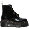 Dr. Martens womens Sinclair Decayed Roses Classic Tumbled Nappa(Black Oxford)