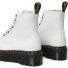 Dr. Martens womens Sinclair Decayed Roses Classic Tumbled Nappa(White Milled Nappa)