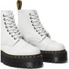 Dr. Martens womens Sinclair Decayed Roses Classic Tumbled Nappa(White Milled Nappa)