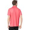ENGINEERED DIAGONAL PRINT POLO SHIRT(Rouge Red)