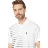 ENGINEERED DIAGONAL PRINT POLO SHIRT(White C004)