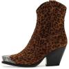 Free People Women’s Brayden Western Boots(Leopard Suede)