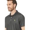 Performance Polo with Shadow Dot Print by U.S. Polo Assn.(Black/Electric Lime)