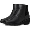 Black Tumbled Leather