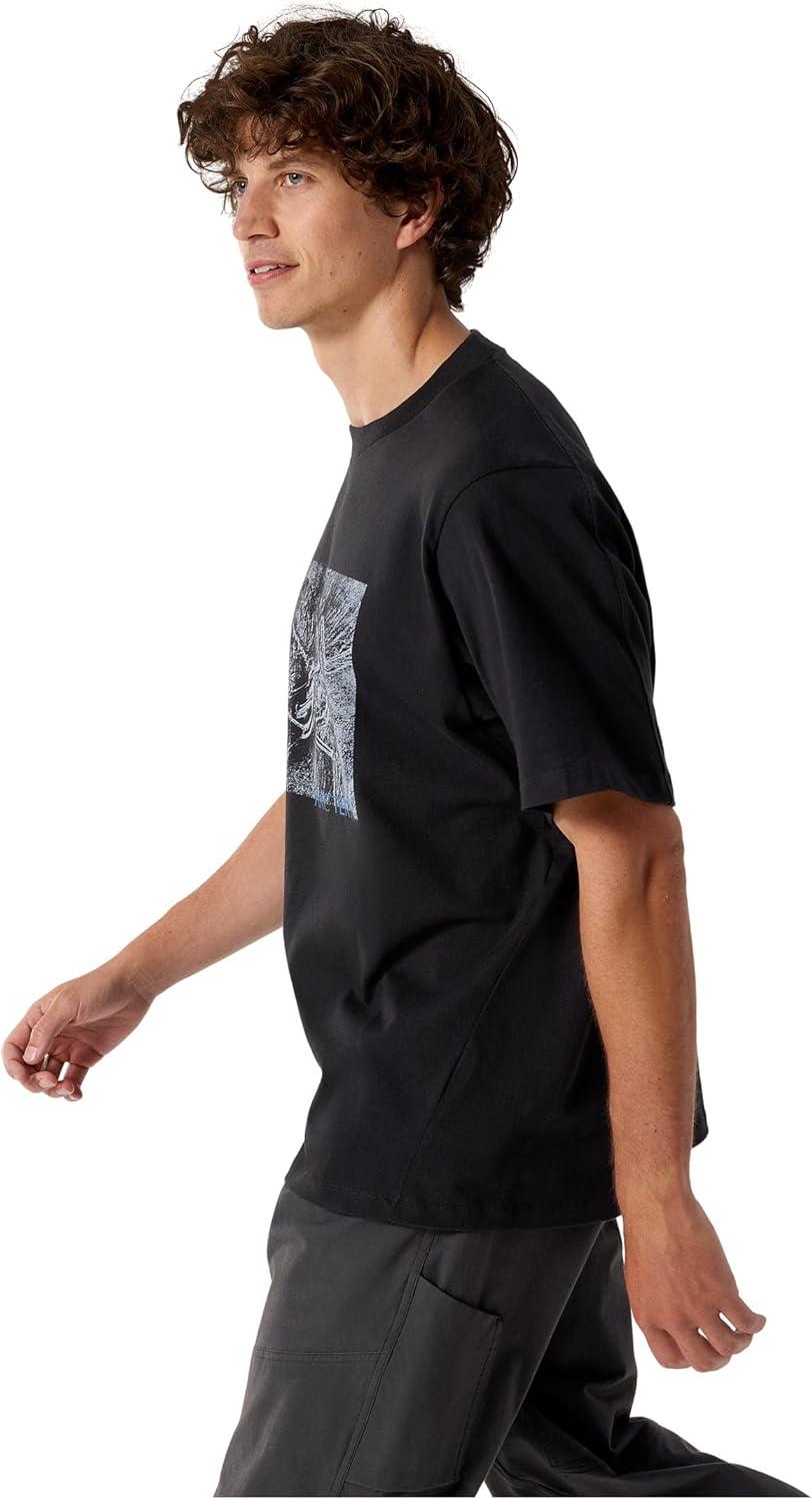 image:imageArcteryx Kragg Cotton Lithographica SS Mens Short Sleeve Heavyweight Cotton Climbing ShirtBlack