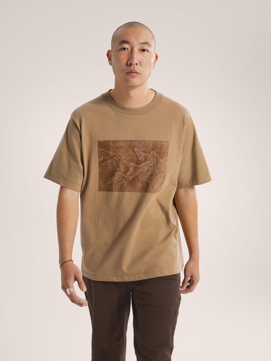 image:imageArcteryx Kragg Cotton Lithographica SS Mens Short Sleeve Heavyweight Cotton Climbing ShirtCanvas