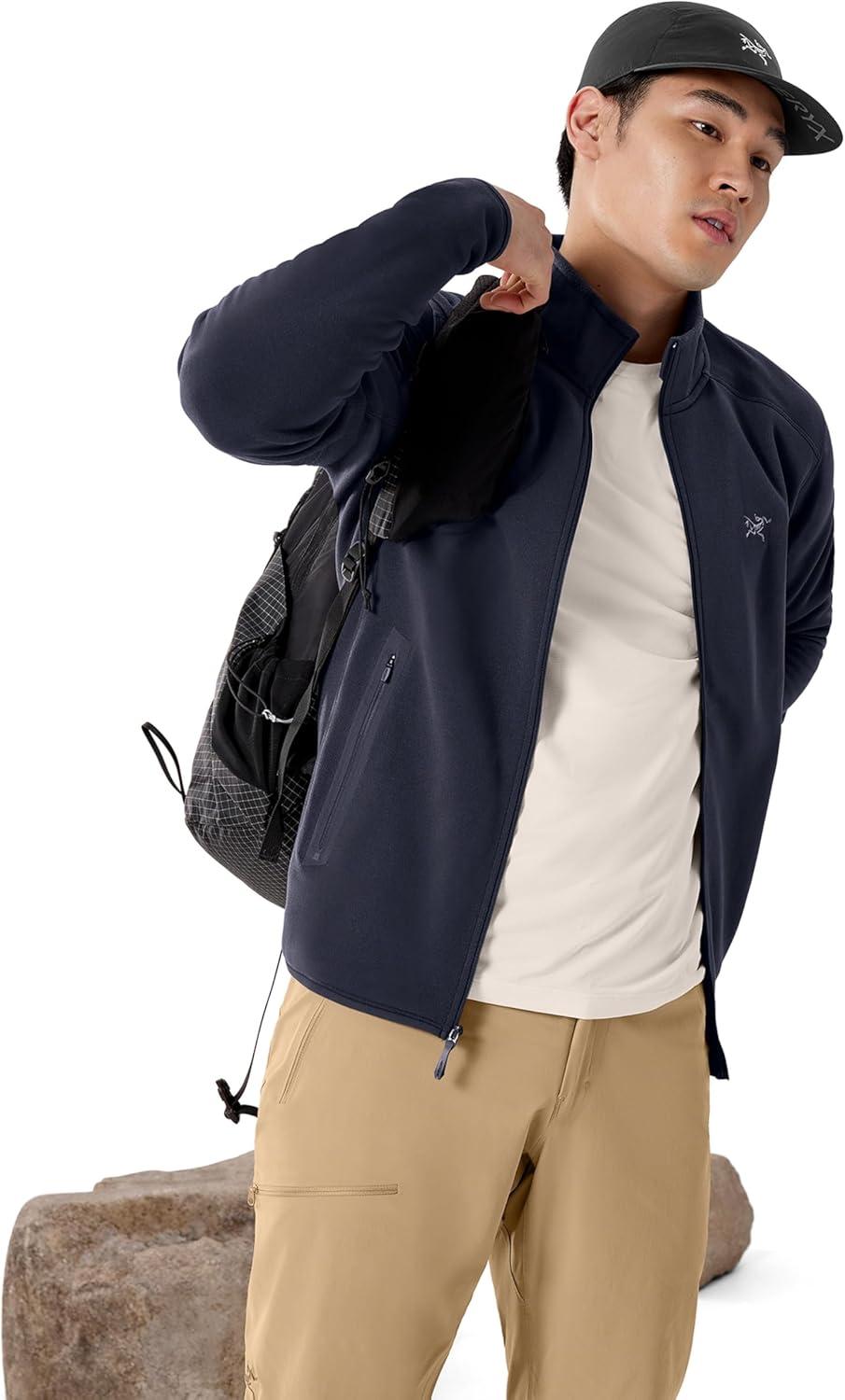 image:imageArcteryx Kyanite Jacket Mens Warm Polartec Stretch Fleece JacketBlack Sapphire