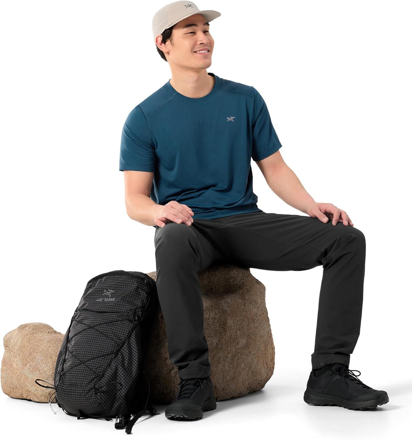 image:imageArcteryx Mens Cormac Crew Neck Shirt Breathable Mens Athletic Shirts Quick Dry Gym Training Hiking Running WorkoutNightscape Heather