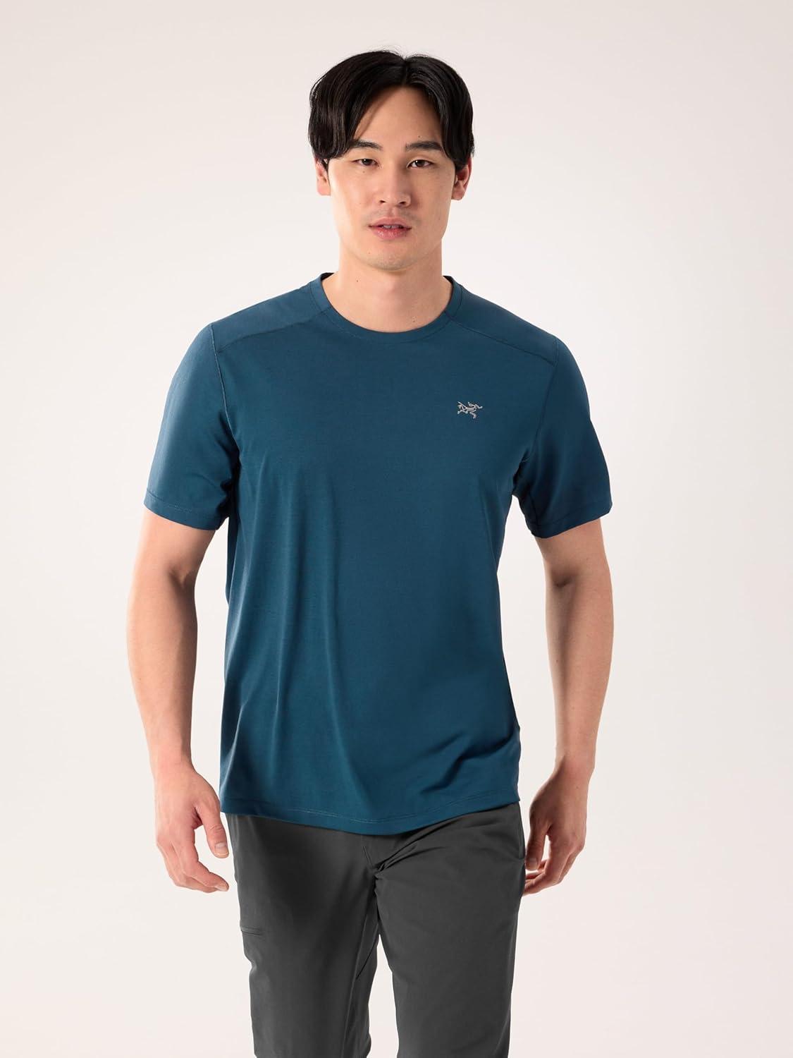 image:imageArcteryx Mens Cormac Crew Neck Shirt Breathable Mens Athletic Shirts Quick Dry Gym Training Hiking Running WorkoutNightscape Heather
