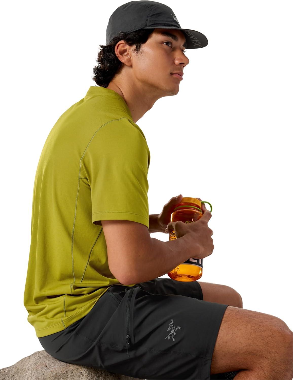 image:imageArcteryx Mens Cormac Crew Neck Shirt Breathable Mens Athletic Shirts Quick Dry Gym Training Hiking Running WorkoutOlive Moss Heather