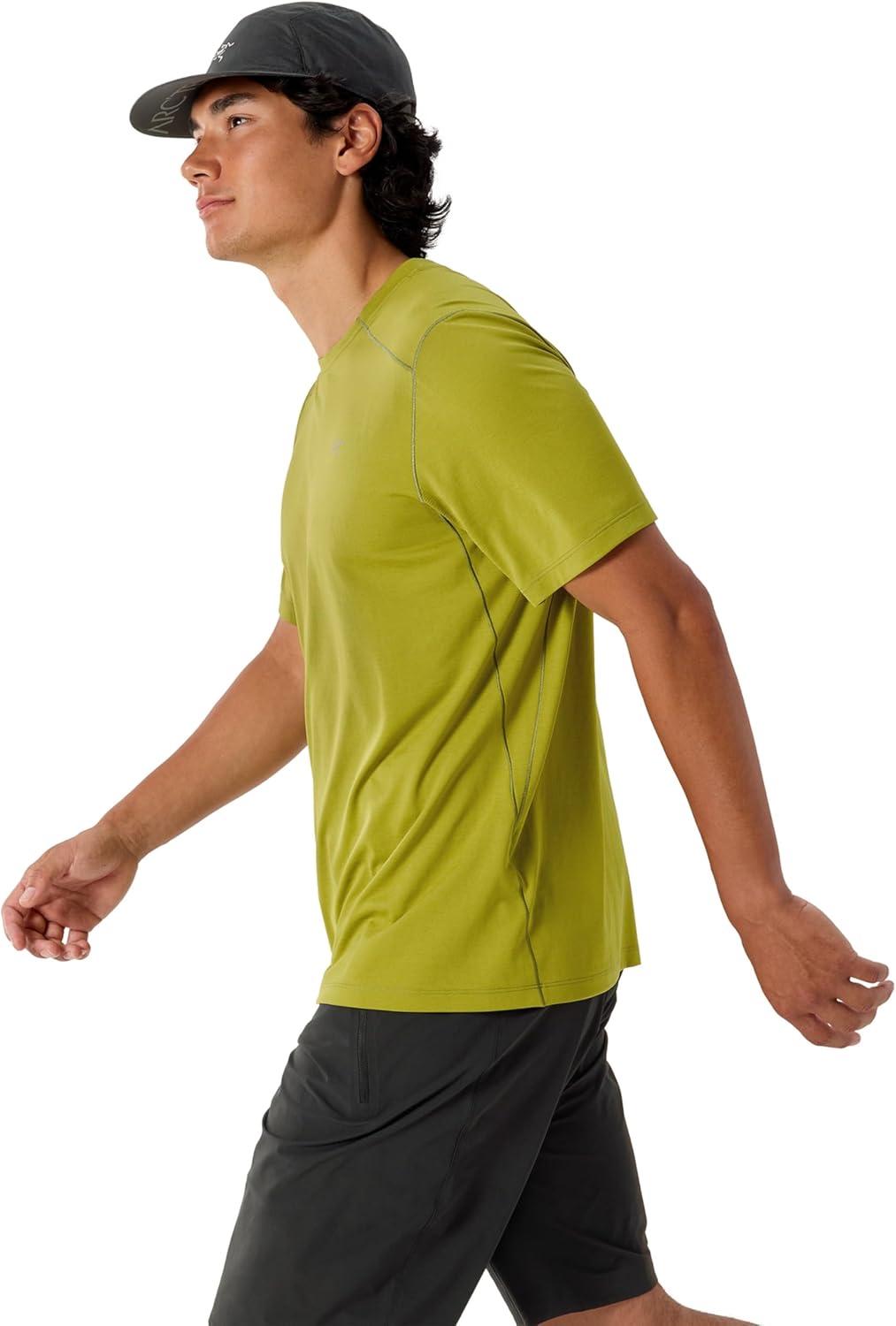 image:imageArcteryx Mens Cormac Crew Neck Shirt Breathable Mens Athletic Shirts Quick Dry Gym Training Hiking Running WorkoutOlive Moss Heather