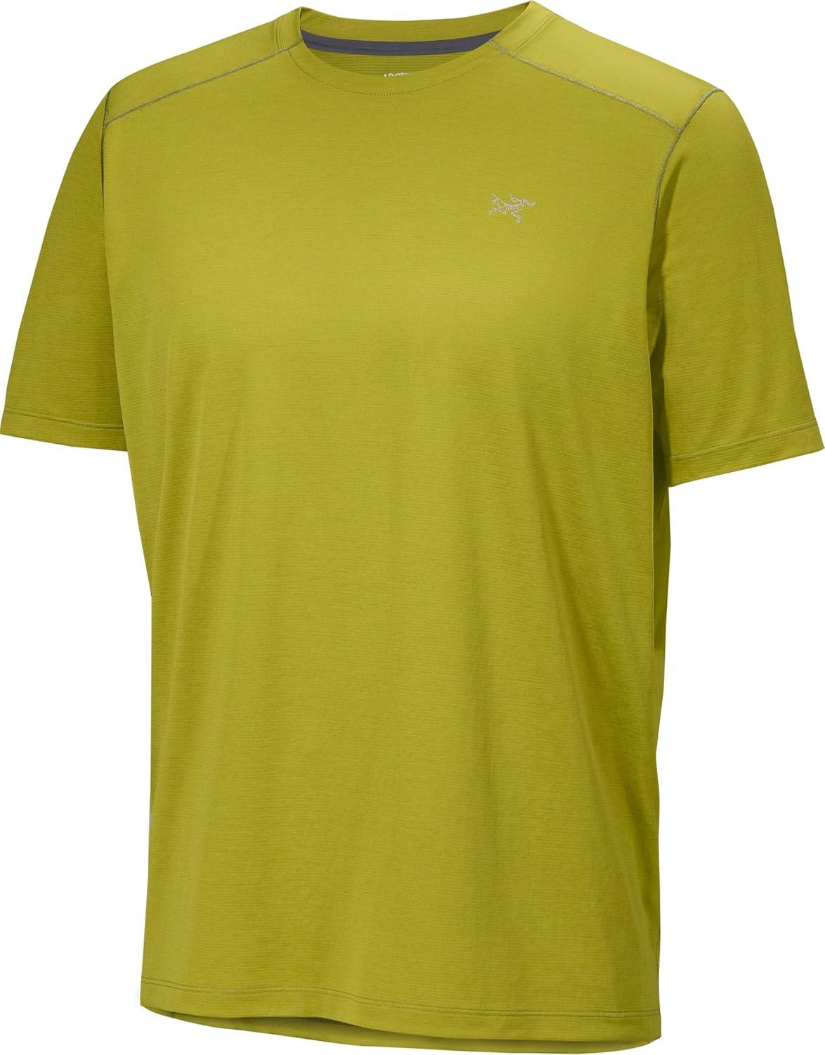 image:imageArcteryx Mens Cormac Crew Neck Shirt Breathable Mens Athletic Shirts Quick Dry Gym Training Hiking Running WorkoutOlive Moss Heather