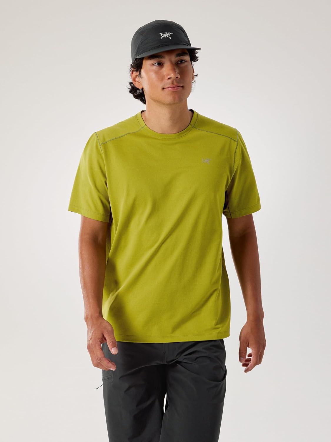 image:imageArcteryx Mens Cormac Crew Neck Shirt Breathable Mens Athletic Shirts Quick Dry Gym Training Hiking Running WorkoutOlive Moss Heather