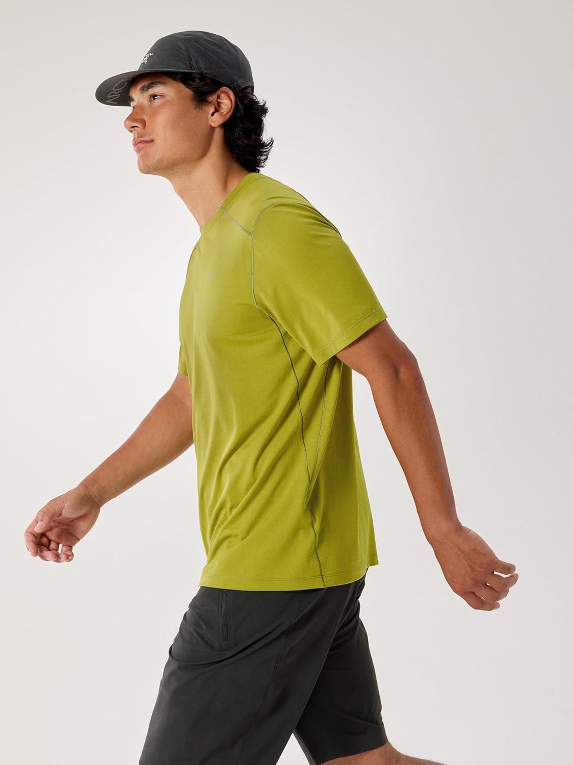 image:imageArcteryx Mens Cormac Crew Neck Shirt Breathable Mens Athletic Shirts Quick Dry Gym Training Hiking Running WorkoutOlive Moss Heather