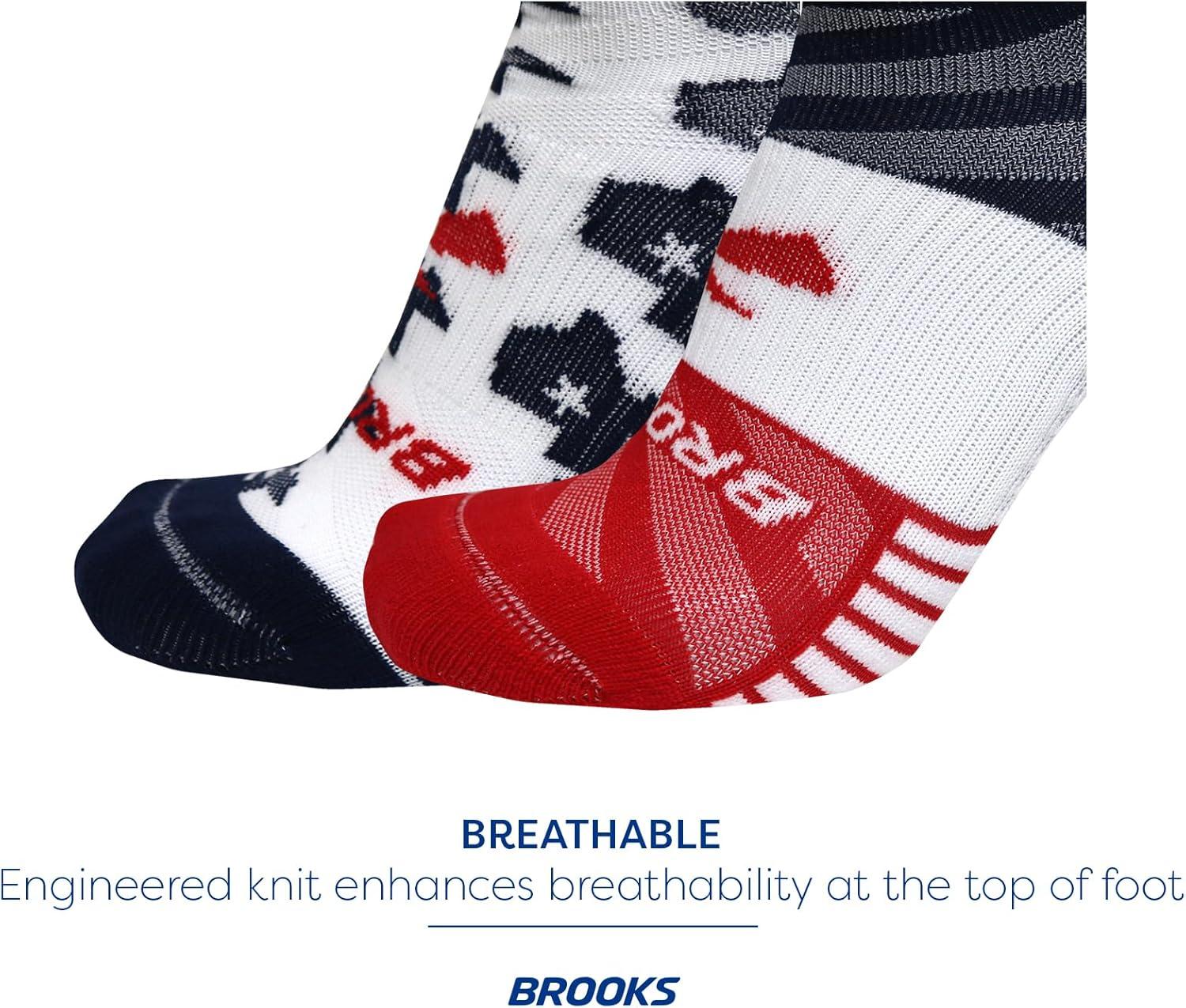 image:imageBrooks Ghost Lite No Show Socks I Performance Running Comfort Fit with Arch Support for Men amp Women 2Pack SetTexas23