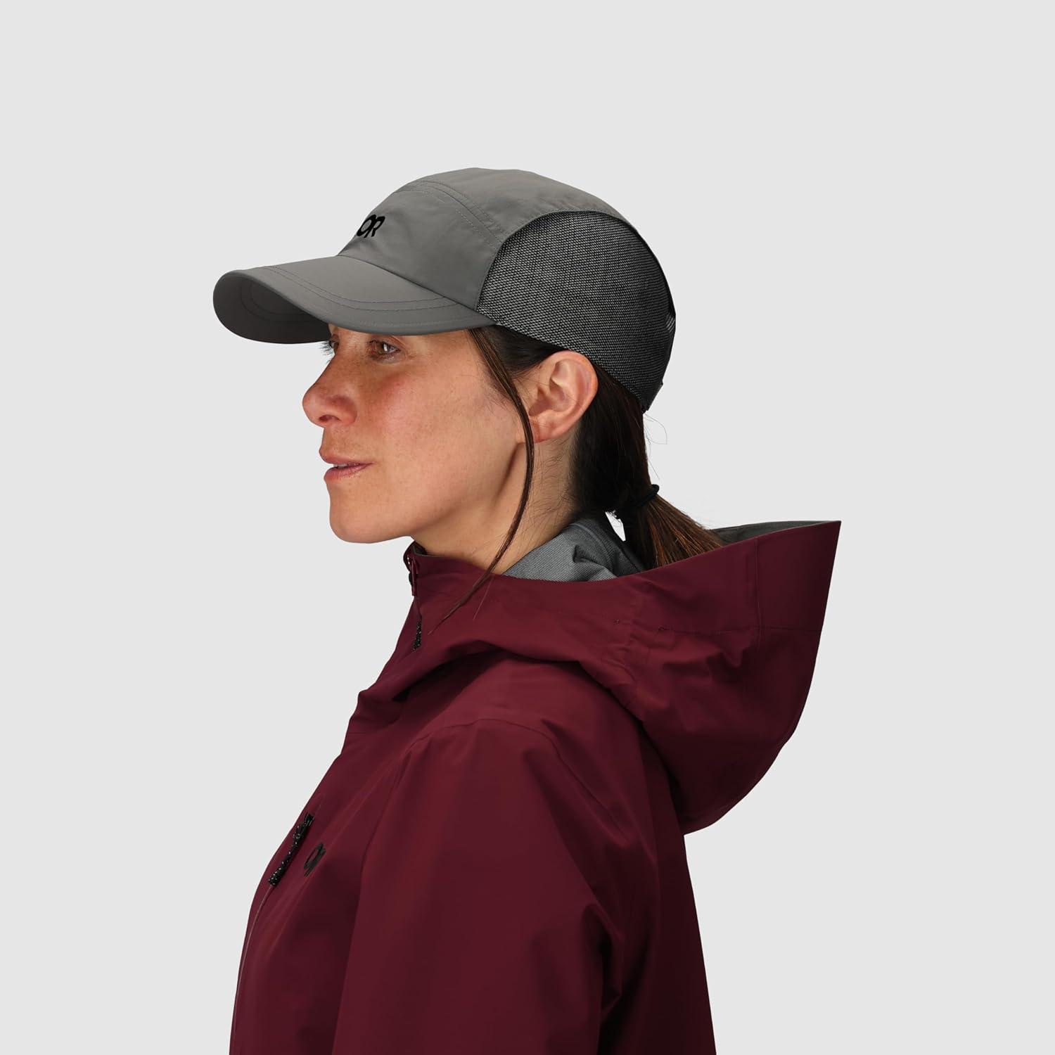 image:imageOutdoor Research Swift Cap Lightweight UPF Sun Hat with Breathable Mesh for Men amp Women Hiking Running and TravelCharcoal Reflective