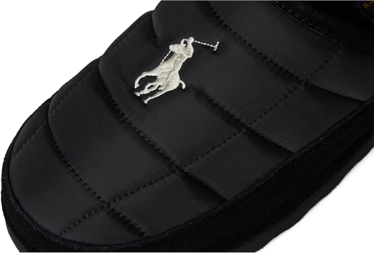 image:imagePOLO RALPH LAUREN mens Reade Scuff II SlippersBlackPaper White