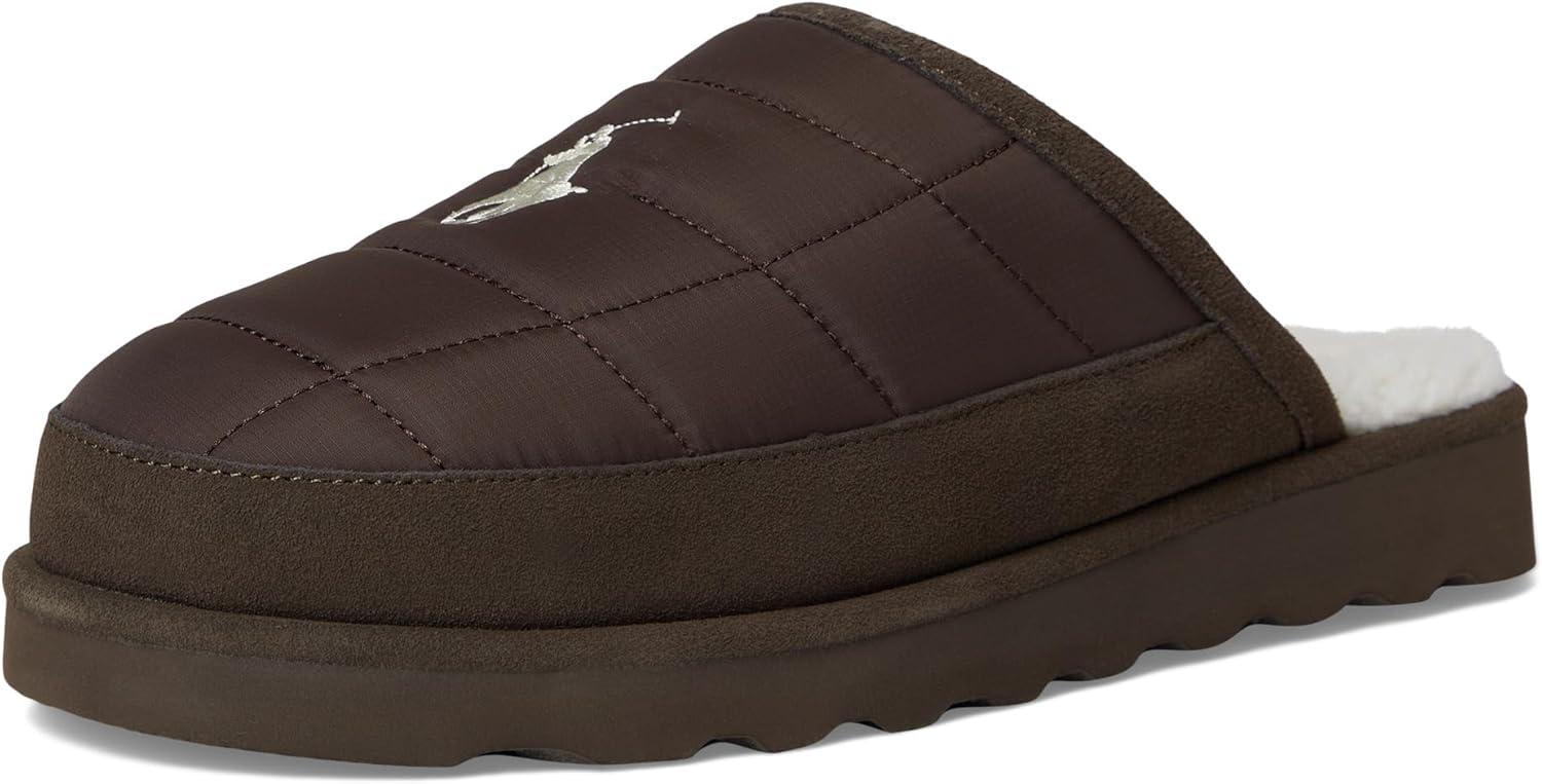 image:imagePOLO RALPH LAUREN mens Reade Scuff II SlippersChocolateCream