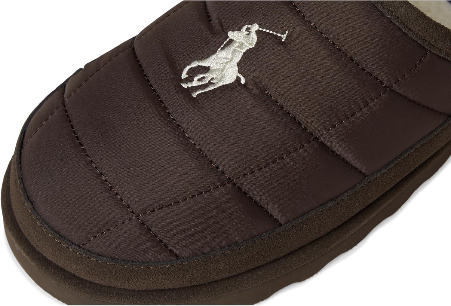 image:imagePOLO RALPH LAUREN mens Reade Scuff II SlippersChocolateCream