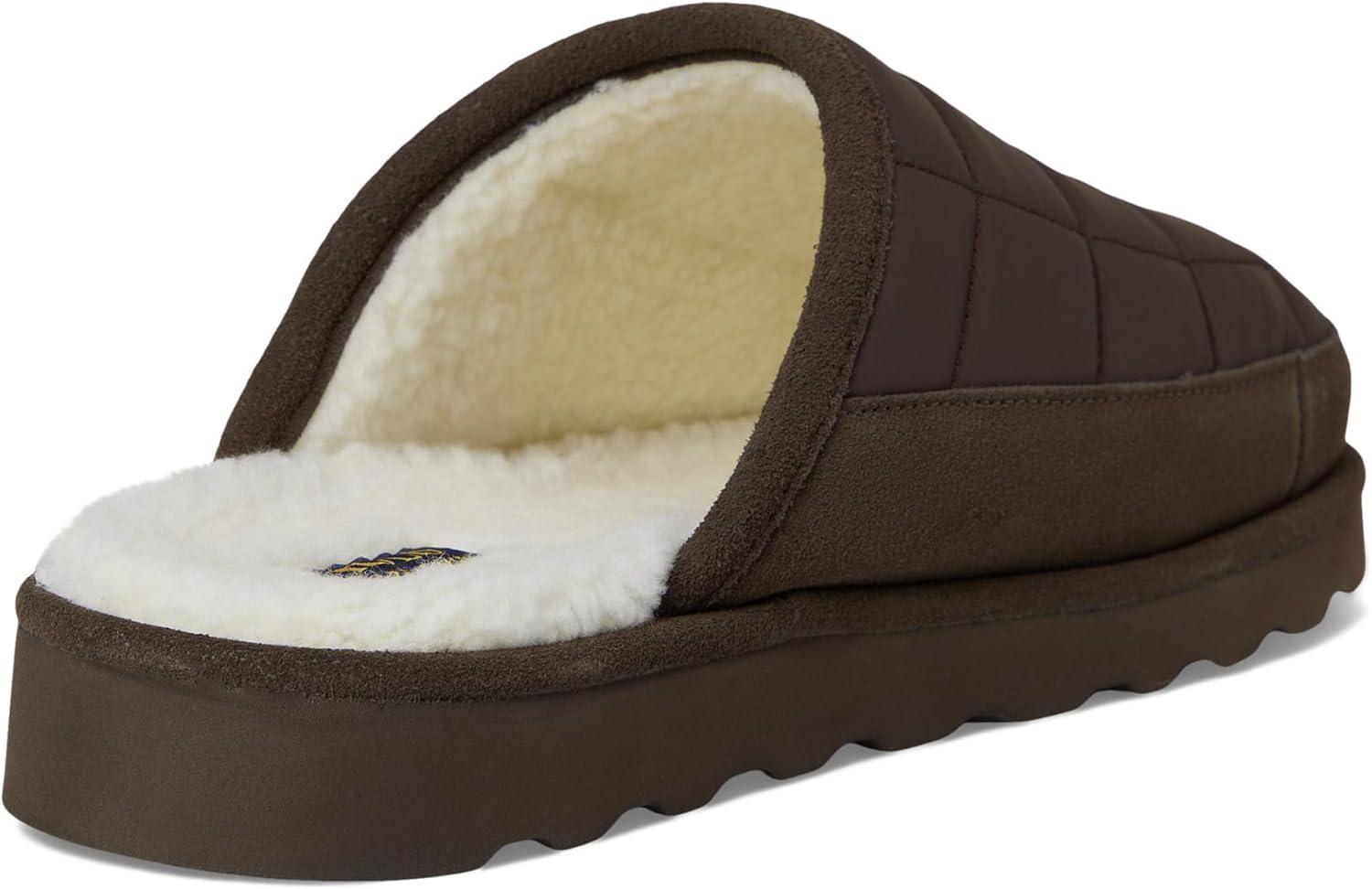 image:imagePOLO RALPH LAUREN mens Reade Scuff II SlippersChocolateCream
