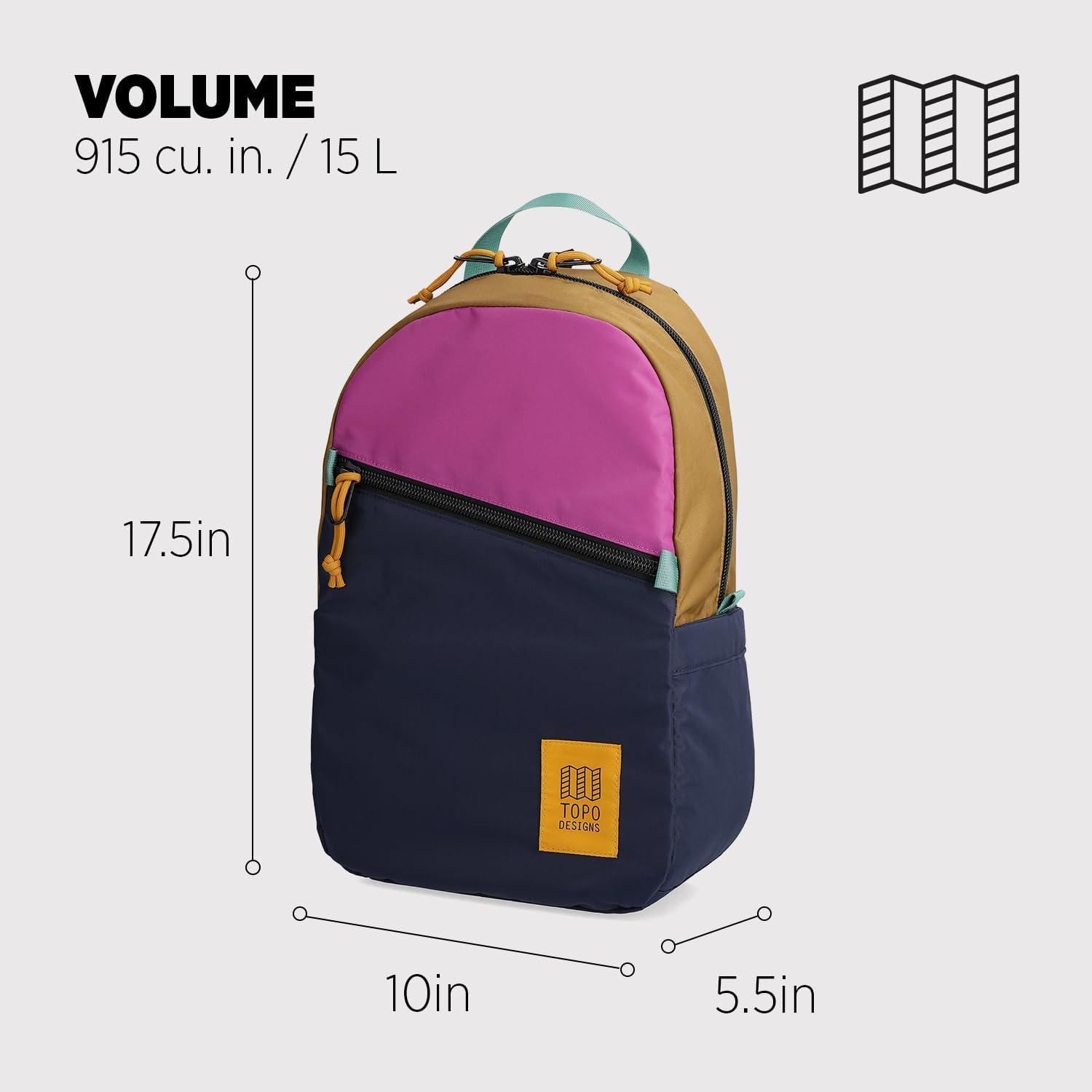 image:imageTopo Designs Unisex Light Pack BlackBlack One SizeDark KhakiNavy