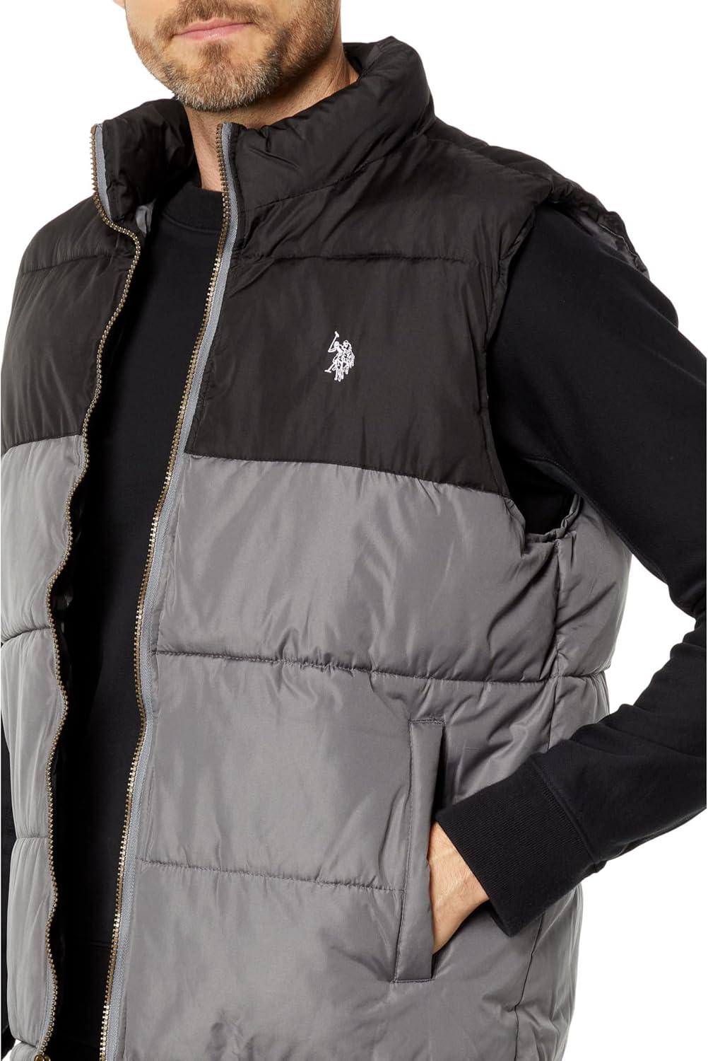 image:imageUS POLO ASSN ColorBlock Puffer VestCastle Rock