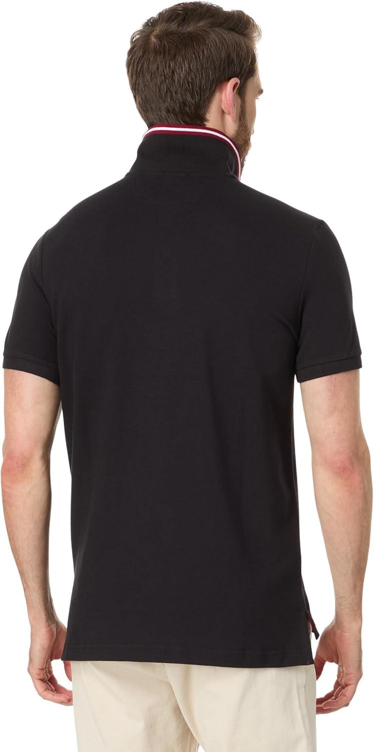 image:imageUS Polo Assn Short Sleeve Slim Fit Solid Pique Polo Shirt ShirtBlack