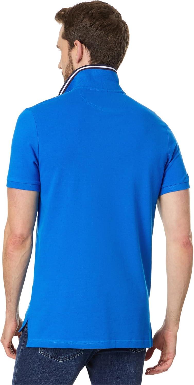 image:imageUS Polo Assn Short Sleeve Slim Fit Solid Pique Polo Shirt ShirtBlue Tile