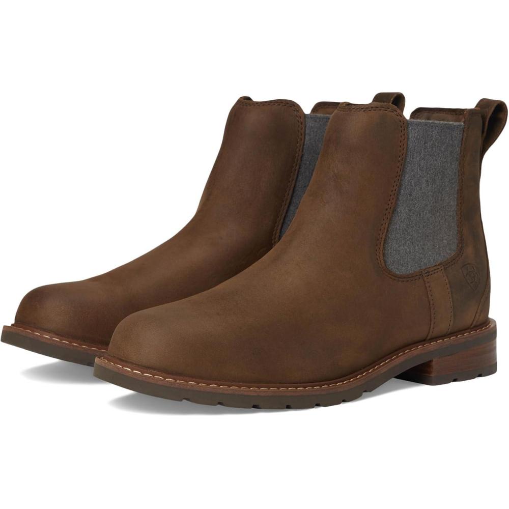 image:imageARIAT unisexadult Mens Wexford Waterproof Chelsea BootPalm Brown