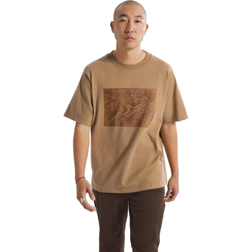 image:imageArcteryx Kragg Cotton Lithographica SS Mens Short Sleeve Heavyweight Cotton Climbing ShirtCanvas