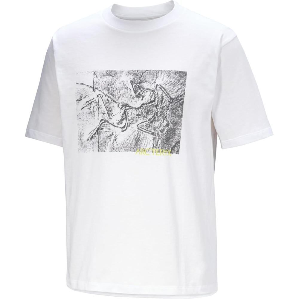 image:imageArcteryx Kragg Cotton Lithographica SS Mens Short Sleeve Heavyweight Cotton Climbing ShirtWhite Light