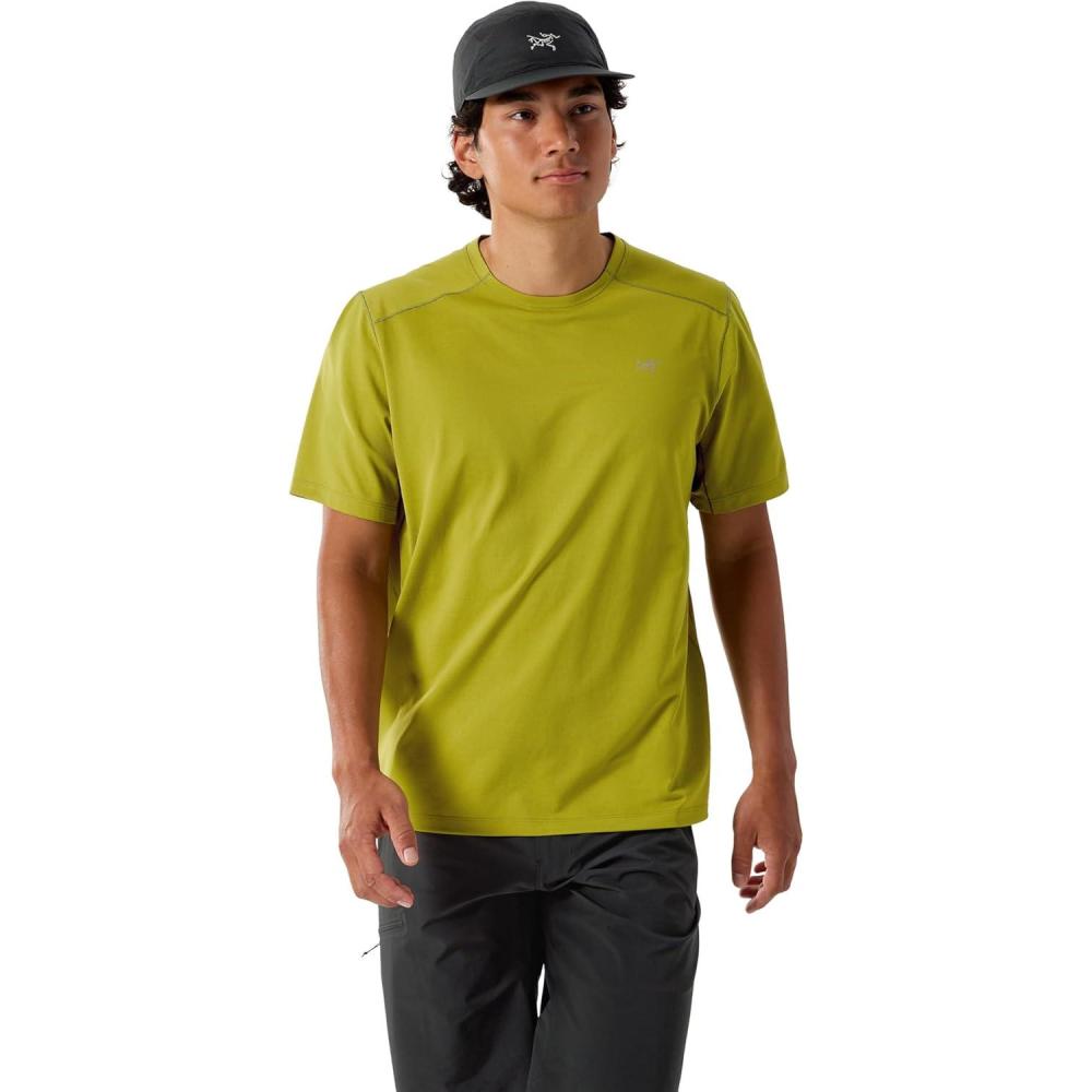 image:imageArcteryx Mens Cormac Crew Neck Shirt Breathable Mens Athletic Shirts Quick Dry Gym Training Hiking Running WorkoutOlive Moss Heather