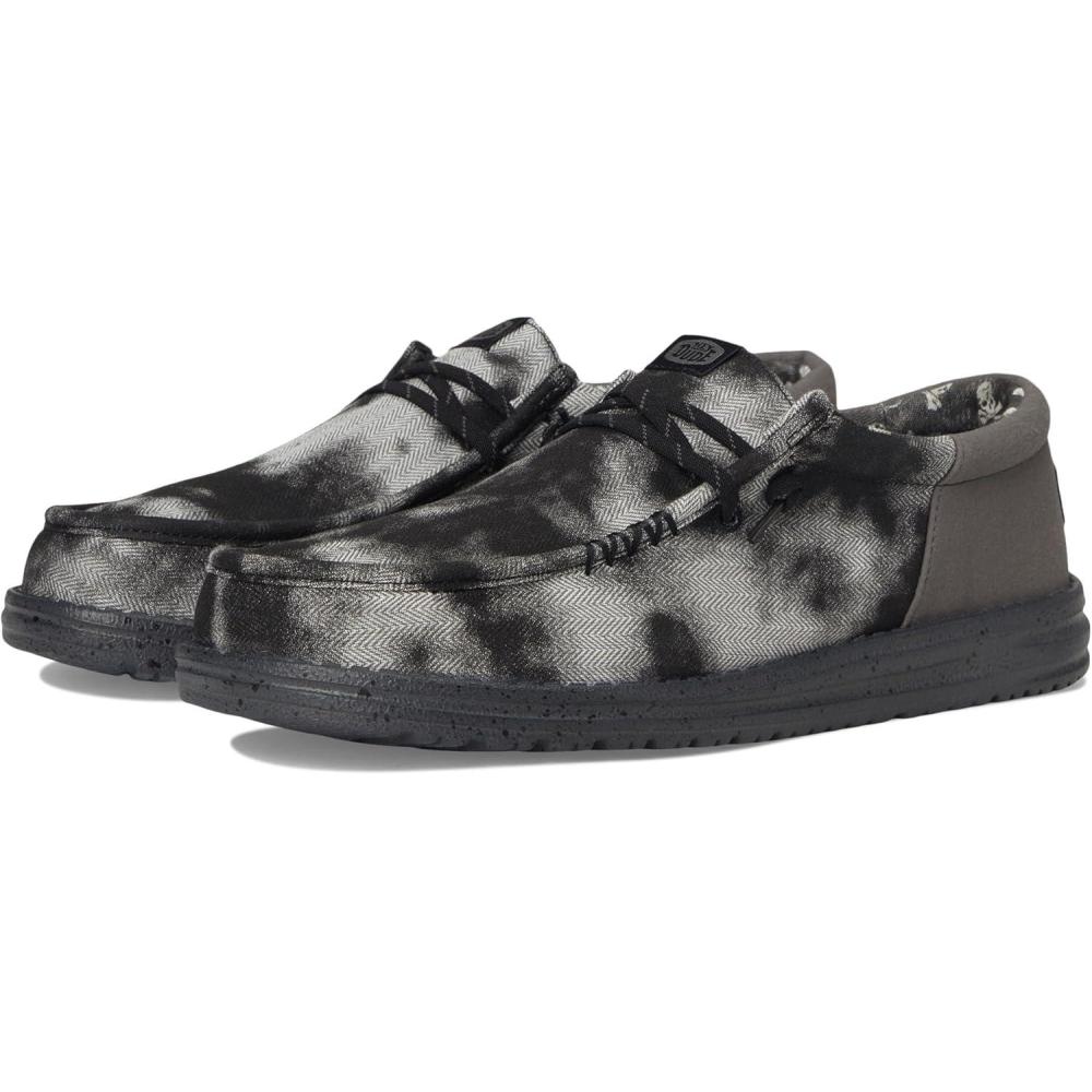 image:imageHEYDUDE Mens Wally Funk Over DyeBlackGranite Grey
