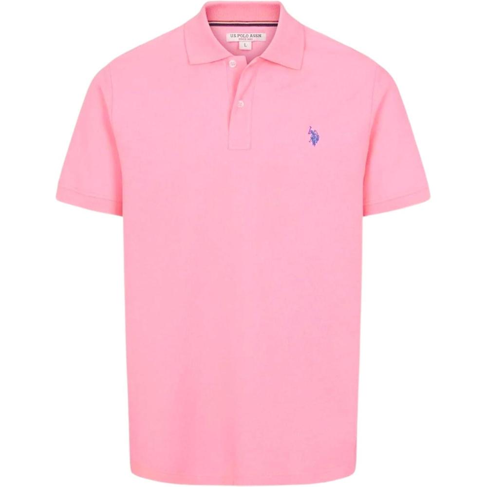 image:imageINTERLOCK POLO SHIRTPink Sunset Heather