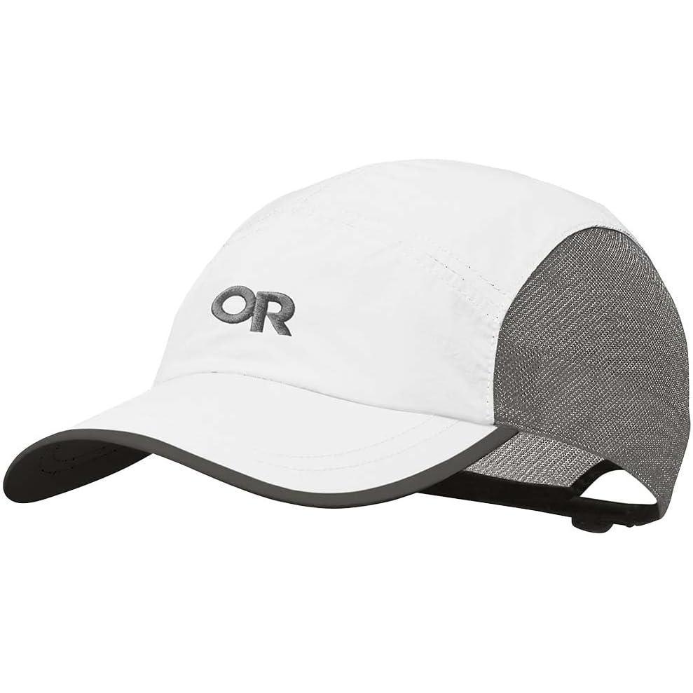 image:imageOutdoor Research Swift Cap Lightweight UPF Sun Hat with Breathable Mesh for Men amp Women Hiking Running and TravelWhiteLight Grey
