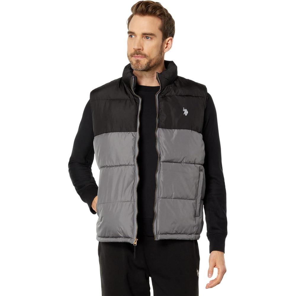 image:imageUS POLO ASSN ColorBlock Puffer VestCastle Rock